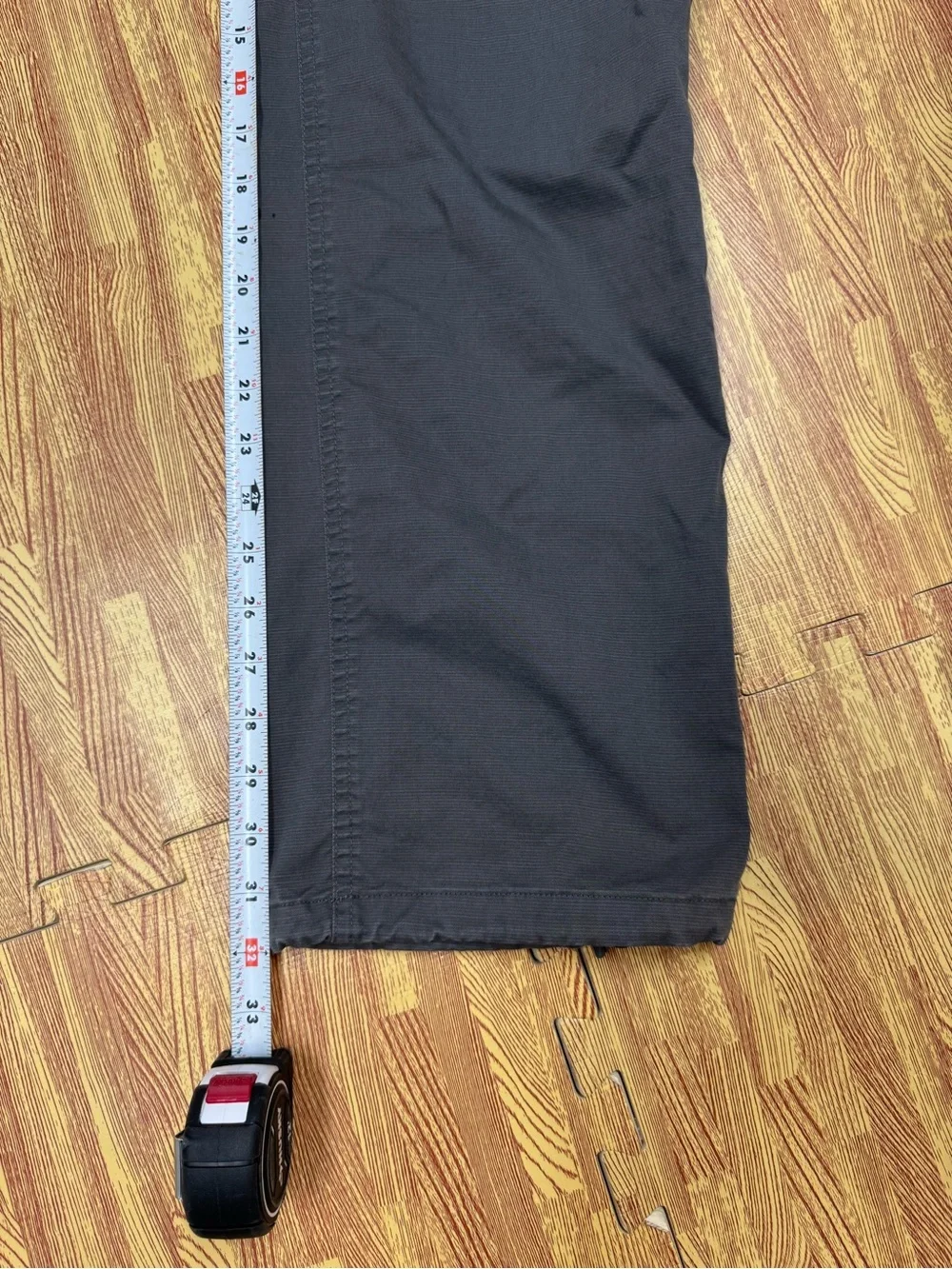 Patagonia Performance Gi IV Belted Pants Organic Cotton Gray Mens Large Hiking